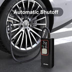 Tire Inflator Portable Air Compressor, 3X Faster 25000mAh 160 PSI Air Pump for Car Tires- Cordless, with Pressure Gauge, LED Light & Digital Display, for Car, Truck, Motor, E-Bike and Bicycle Pro
