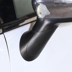1 Pair Side Mirror Arm Cover,Left/Right Mirror Stem Cap,Fit for Fiat 500/Fiat 500 Convertible/Abarth 595/Abarth 695 735450654 735450655 0735642839,Car Mirror Cover Housing,Replacement (Right + Left)