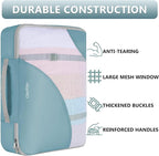 8 Set Packing Cubes for Travel, Gifts for Women Mom,Anti-Tearing Suitcase Organizer for Luggage with Shoe & Hanging Toiletry 