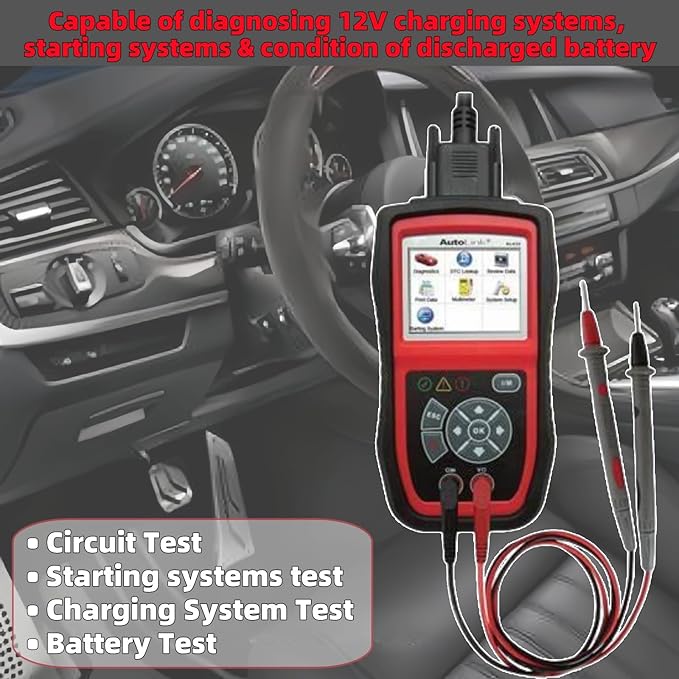 Autel AutoLink AL439 OBD2 Scanner, 2024 OBD2/EOBD Code Reader & Electrical Testing Diagnostic Scan Tool, I/M Readiness, Reads