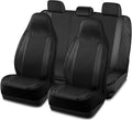 PIC AUTO Car Seat Covers, High-Back Full Set Automotive Seat Covers, Front and Rear Bench - Sports Carbon Fiber Mesh Design, 