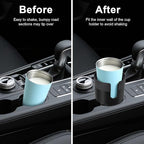 Car Cup Holder Expander, Large Cup Holder Extender for Car with Adjustable Base, Water Bottle Holder Adapter Fits Yeti, Hydro