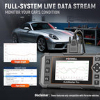 FOXWELL NT510 Pro fit for Porsche OBD2 Scanner with 12V Battery Tester, Full System Diagnostic Bidirectional Control Scanner