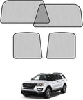 Car Window Shades for Ford-Explorer(2011-2019),4 Pack Car Window Cover for Baby Sun Shade Blocker Breathable Mesh,Reduce UV Rays & Heat Insulation Privacy Protection for Camping, Travel, Sleep