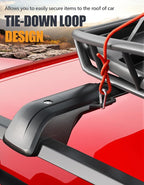 KINGGERI 330lbs All aluminum Roof Rack Cross Bars Compatible with Volkswagen VW Atlas 2017-2026 with Raised Side Rails (Not for Atlas Cross Sport), Lockable Roof Rails Crossbar Rooftop Luggage Carrier