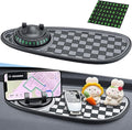 Multifunction Car Anti-Slip Mat, Car Anti Slip Mat Phone Holder, 3-in-1 Rotating Dashboard Mat: Phone Holder + Temporary Park