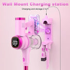 Tikom V500 Cordless Vacuum Cleaner for Home, 40000Pa/450W Stick Vacuum with LED Touch Screen, Charging Wall Dock, Anti-Tangle