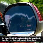 FOLLOWIN Ceramic Coating for Car Side Mirror, Glass Coating, Water Beading Technology, Advanced Water Repellent for Backup Ca