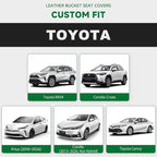 GIANT PANDA Full Set Seat Covers for Toyota RAV4, Corolla (2013-2026, Not Hybrid), Camry, Prius (2010-2026),Corolla Cross, 60