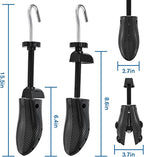 eachway Shoe Stretcher Shoe Trees,Adjustable Length & Width for Men and Women (S (for Women's 5.5-10) Black)