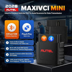 Autel MaxiSys MaxiVCI VCI Mini OBD2 Adapter Connector, 2026 Vehicle Wireless Diagnostic Interface, Work w/Autel Scanner