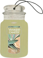 Yankee Candle Paper Car Jar, Sage & Citrus (Pack of 1)