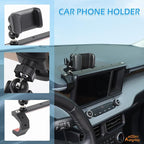 Aunginsy Dashboard Phone Holder Compatible with Ford Maverick 2022-2024, 8-inch Navigation Screen Upper Panel Fixed Clip 360° Rotation Mobile Phone Mount for Most Cell Smartphone Bracket Accessories