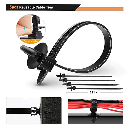 GOOACC - GRC-34 Push Bumper Fastener Rivet Clips with 18 Most Popular Sizes Auto Push Pin Rivets for Benz, BMW, Toyota, Honda