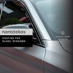 Ceramic Coating for Cars - Nano Wiper Auto Protection Spray Wax - 100 ml Windshield Water Repellent - Glass Guard Car Sealant