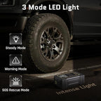 OlarHike 12000mAh Heavy Duty Air Pump,Tire Inflator Portable Air Compressor,150PSI Dual Power 12V &Cordless Battery Car Pump,Auto Compresor de Aire Para Carro with Digital Pressure Gauge,Truck,RV,Jeep