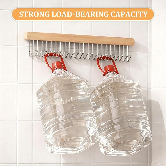 Yookeer 2 Pack Belt Organizer Pull out for Closet Belt Hanger Wall Mounted 16.1 Inch Valet Rods Ties Racks Extending with 12 