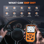 AUTOPHIX OM126P OBD2 Scanner, Check Engine Light Code Reader, Car Code Scanner for Automotive Diagnostic, Read & Clear Fault
