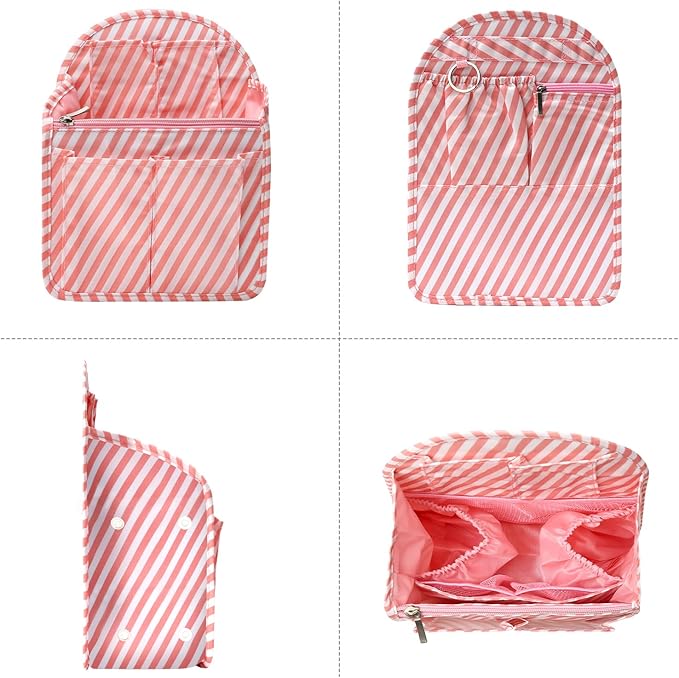 Surblue Backpack Organizer Insert Liner Hanging Travel Rucksack Purse and Handbag Insert Pocket, High-capacity Divider Foldab