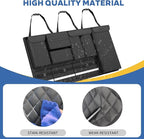 Backseat Hanging Organizer with Large Storage Bags | PU Leather, Large Capacity | Adjustable Straps, Waterproof & Collapsible |