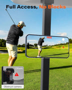 A2C Alloy Magnetic Golf Cart Phone Holder for MagSafe iPhone, Unique Golf Gifts for Men Golfers Dad Father, Golf Gift for Him Husband, Golf Accessories Essentials Gadgets Fits EZGO, Club Car, Yamaha