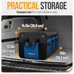 FORTEM Trunk Organizer For SUV Car Organizer and Storage, Multi-Compartment Storage Bag Car Accessories for Women Men, Perfect