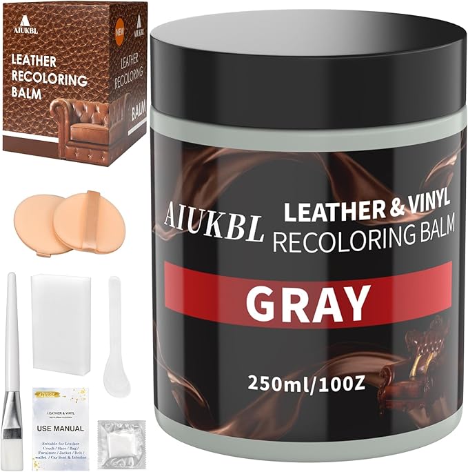 Leather Recoloring Balm, Leather Color Restorer, Leather Restorer for Couches, Leather Scratch Remover, Leather Scratch Repai