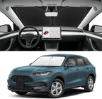 Custom Fit Windshield Sun Shade for Honda HRV 2023-2026, Blocks UV & Heat, Front Window Sunshade Accessories, Easy Fold & Store Keep Your Car Cooler