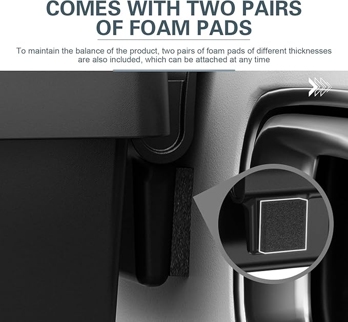 Car Window Storage Organizer, 4-in-1 Car Window Water Cup Holder/Phone Mount, Clip-on Car Door Hanging Box with Hooks, Universal for Most Cars (Black #B)