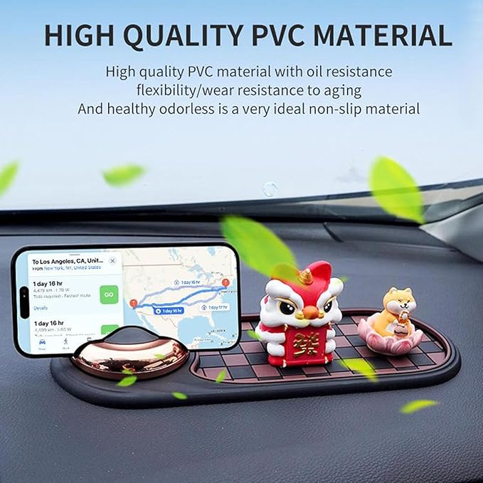 2026 New Multifunctional Car Dashboard Mobile Phone Holder Anti Slip Phone Mat for Car Rotatable Car Dashboard Accessories wi