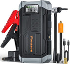 [2026NEW Model] 5000A Jump Starter with Air Compressor,Car Jumper Starter Portable with 150PSI Tire Inflator 12V Jump Box