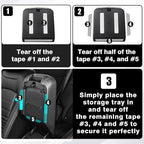 Muslogy for 2023 2024 2025 2026 Sportage Upgraded Armrest Hidden Storage Box Center Console Insert Secret Organizer Compartment Compatible with Kia Sportage 2026-2023 NQ5 Accessories(Upgraded)