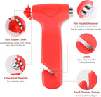 6 Pack Window Breaker Seatbelt Cutter, Escape Emergency Car Safety Hammer, Underwater Car Glass Breaker, Window Punch, Portab