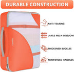 8 Set Packing Cubes for Travel, Gifts for Women Mom,Anti-Tearing Suitcase Organizer for Luggage with Shoe & Hanging Toiletry 