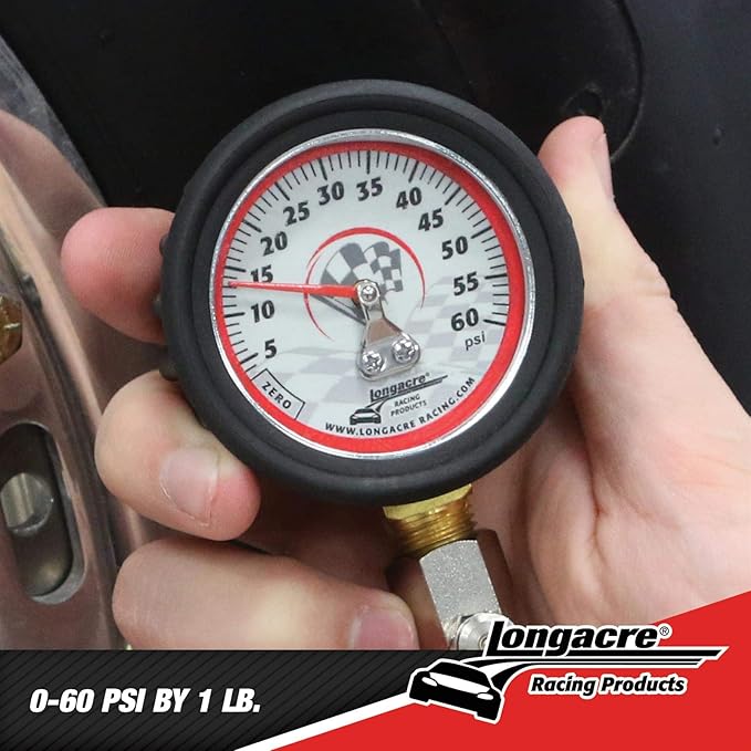 Longacre 52-52004 0-60 PSI Tire Pressure Gauge, 2 Inch