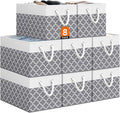 StorageTastic Storage Bin,Collapsible Storage Basket For Organizing,Large Storage Boxes With Rope Handles,Storage Containers,