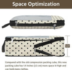 7 Pcs Compression Packing Cubes for Travel, Waterproof Suitcase Luggage Backpack Organizer with Toiletry Bag Travel Essential