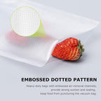 Bonsenkitchen Precut Vacuum Sealer Bags 200 Quart 8" x 12", BPA Free, Commercial Grade Textured Food Vacuum Sealer Bag, Thick