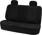 FH Group Car Seat Cover Rear Set Striking Striped Car Seat Covers with Rear Split Bench, Universal Fit Interior Accessories f