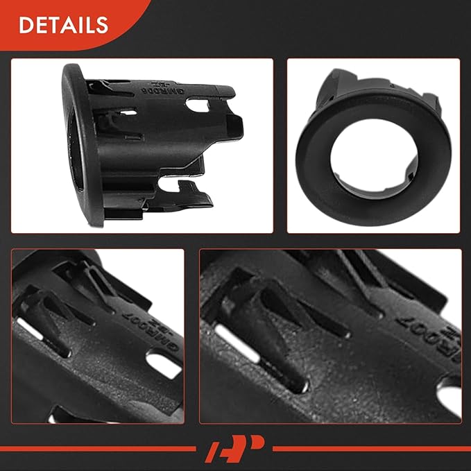 A-Premium 4-PC Rear Inner & Outer Parking Assist Sensor Retainer Bezels Compatible with Chevrolet and GMC Models - Silverado 