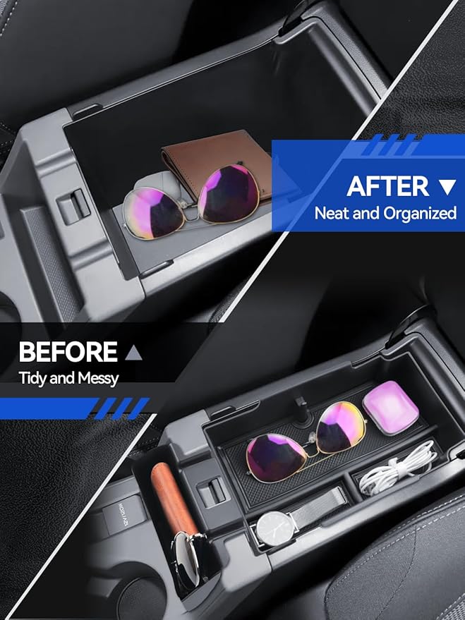 for Model 3 Center Console Organizer Armrest Tray Middle Storage Box Insert Container Durable ABS Plastic Accessories 2024 2025