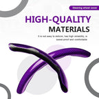3pcs Universal Carbon Fiber Steering Wheel Cover - Anti-Slip & Segmented Design, Universal 99% Durable Steering Wheel Protect