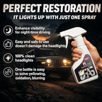 Ogas Headlight Restoration Polish, Car Headlight Restoration Kit for All Vehicles That Restores Clarity, Removes Yellowing & 