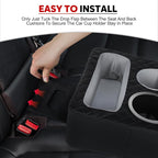 Car Cup Holder, Back Seat Car Organizer, Truck Bed Organizer, Couch Cup Holder Expander for Sofa Bed, Boat Tray, Organizer Holds Drinks, Snacks, Cell, Phone for Boat Sofa Truck
