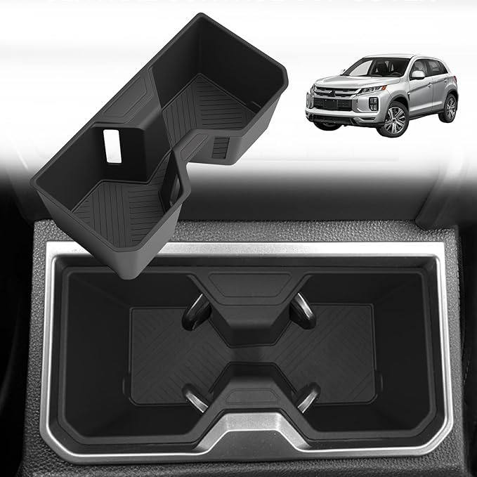 Cup Holder Compatible with 2025 2026 Toyota 4Runner Accessories, Center Console TPE Cup Holder Inserts Middle Console Non-Sli