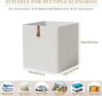 Cube Storage Bin 12x12 in- 2 Pack,Collapsible Fabric Storage Bins,Open Home Storage Bins,Baskets for organizing,For Clothing 