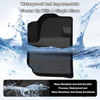 All Weather Floor Mats for 2011-2023 Chrysler 300-RWD & 2011-2022 Dodge Charger, Rubber Heavy Duty Non Slip Floor Liners, Car Mats Full Set 1st & 2nd Rows Maximum Coverage