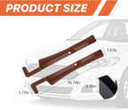 2PCS Car Seat Gap Filler, Anti-Drop Vehicle Console Crevice Blocker with 2 Storage Areas, Seat Side Seam Organizer Plug from Droping, Universal Automotive Interior Accessories (Brown)