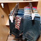 Pull Out Clothes Rail Extendable Pull Out Closet Rod - Wardrobe Pull-Out Trousers Rack, 30-60Cm Pull-Out Closet Rod, Wardrobe