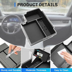 SXCY for 2025 2026 Ford Explorer Center Console Organizer Tray for 2025 2026 Ford Explorer Accessories Center Console Tray 2025 2026 Explorer Armrest Console Organizer Tray